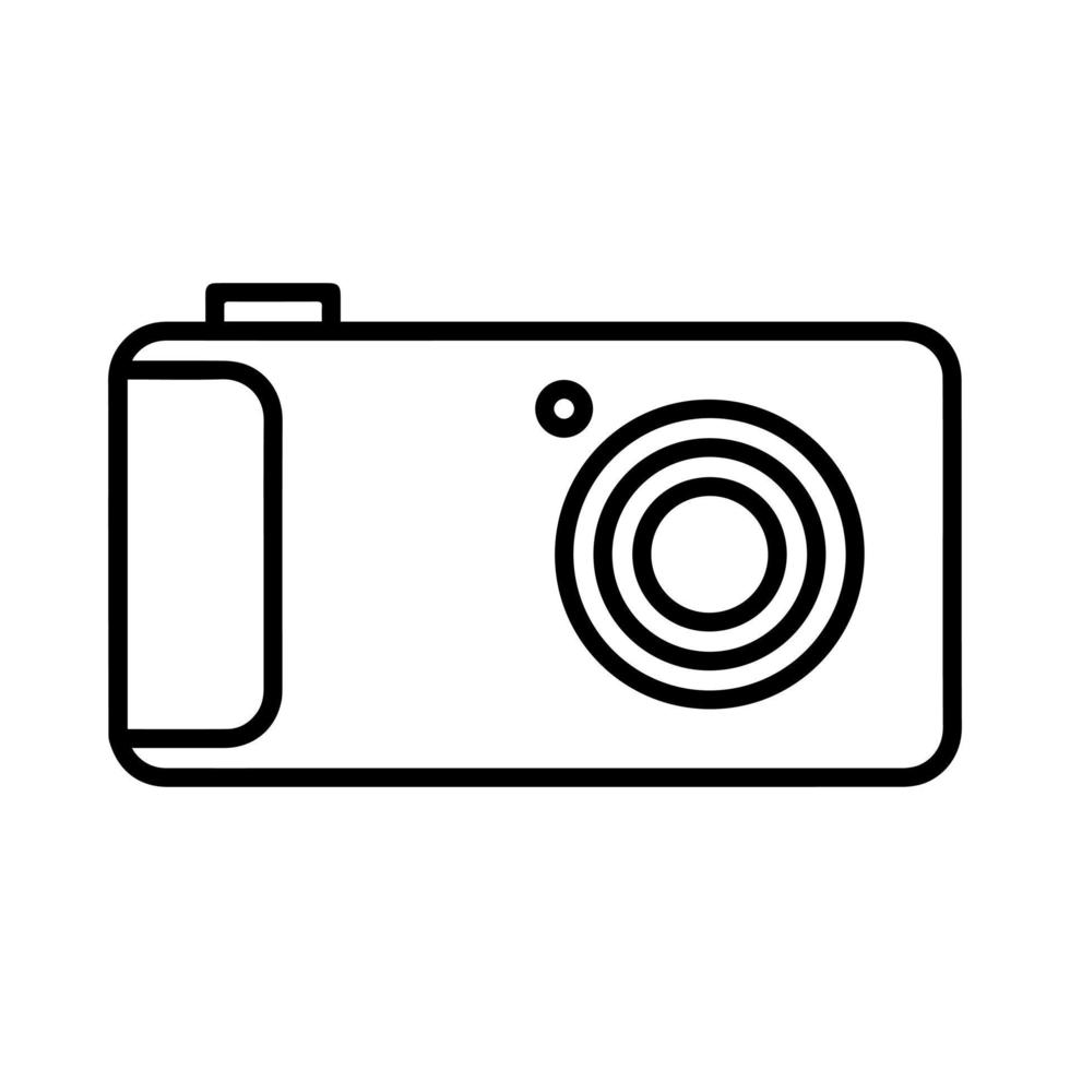 de camera icoon en logo vector