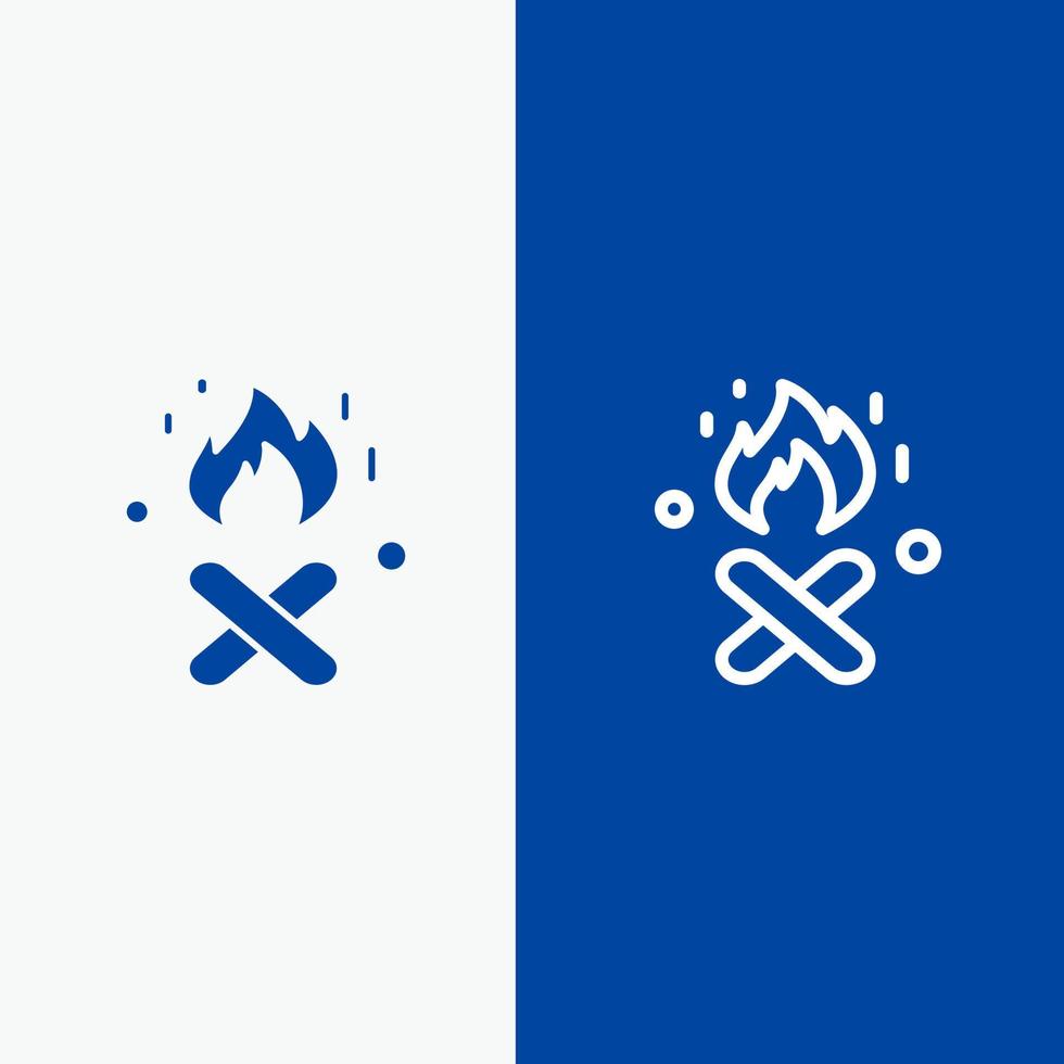 brand brand plaats Canada lijn en glyph solide icoon blauw banier lijn en glyph solide icoon blauw banier vector