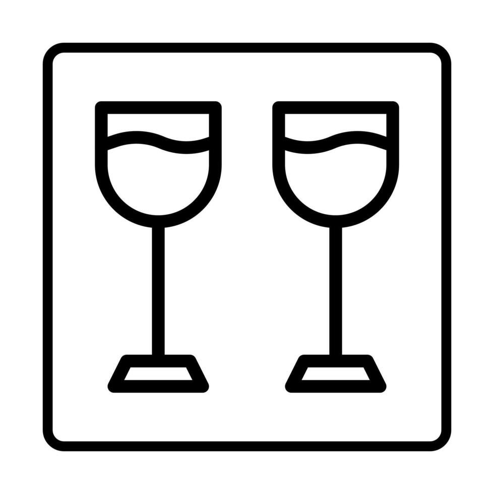 glas icoon. sociaal media teken pictogrammen. vector illustratie geïsoleerd voor grafisch en web ontwerp.