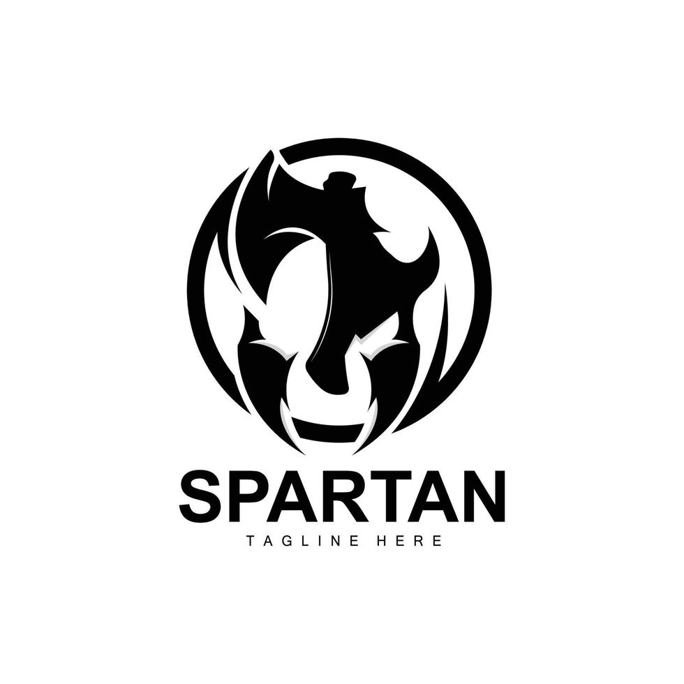 spartaans logo, oorlog helm pak vector, barbaar schild icoon, viking, Sportschool fit ontwerp, geschiktheid vector