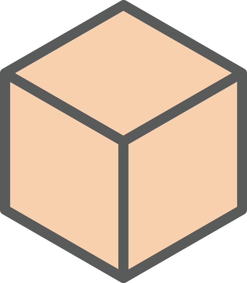 kubus vector icoon ontwerp