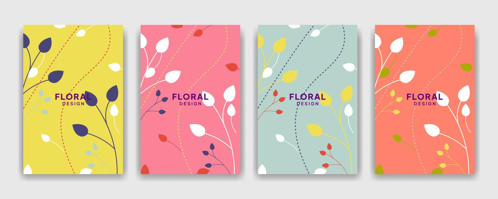 creatief bloemen abstract Hoes achtergrond, modieus patroon vector met kopiëren ruimte voor tekst ontwerp voor uitnodiging kaarten, sociaal hoogtepunt dekt, verhaal Pagina's en presentatie achtergronden.