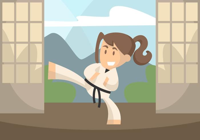 Dojo Illustratie vector