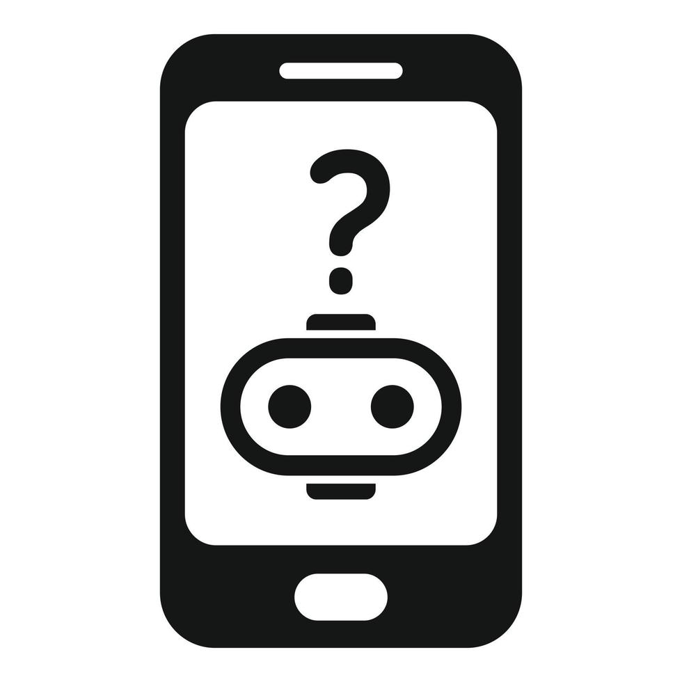 telefoon assistent icoon gemakkelijk vector. kantoor onderhoud vector