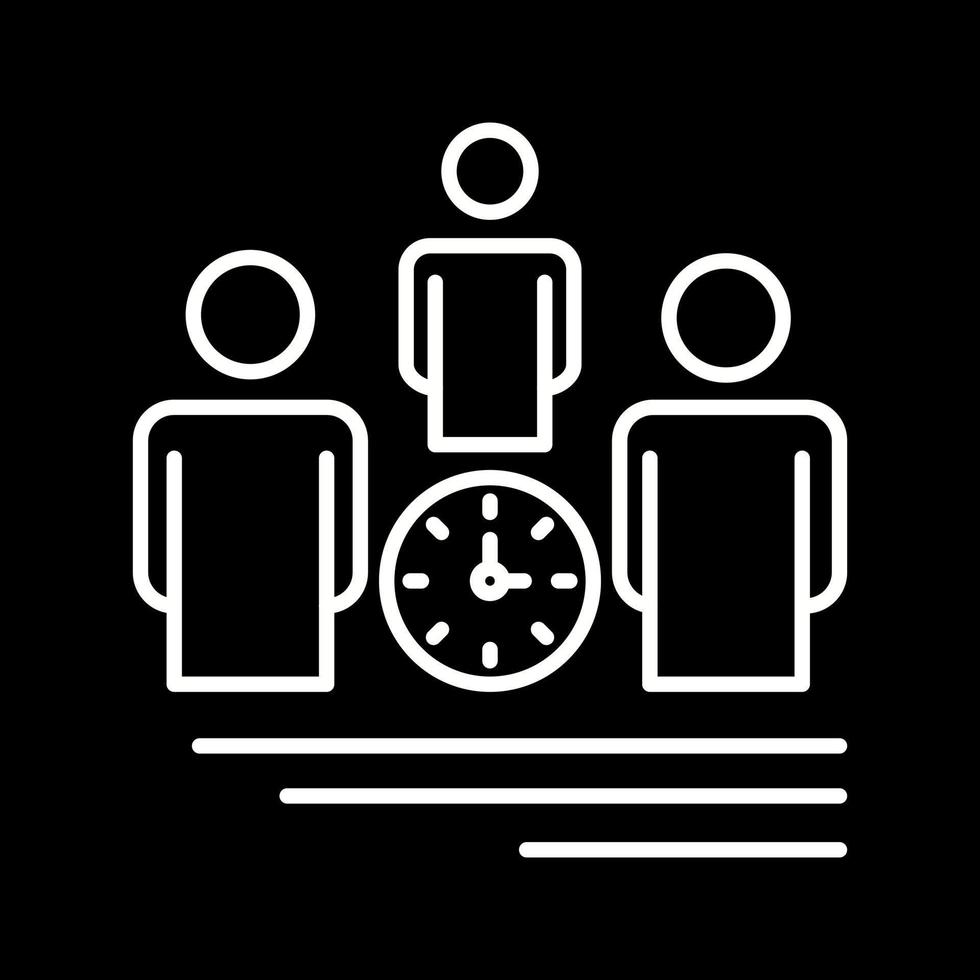 team management vector pictogram