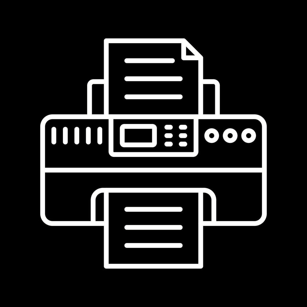 printer vector pictogram