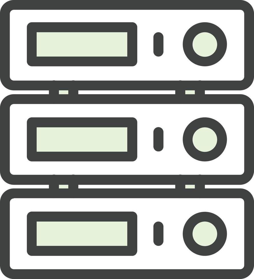 databank vector icoon ontwerp