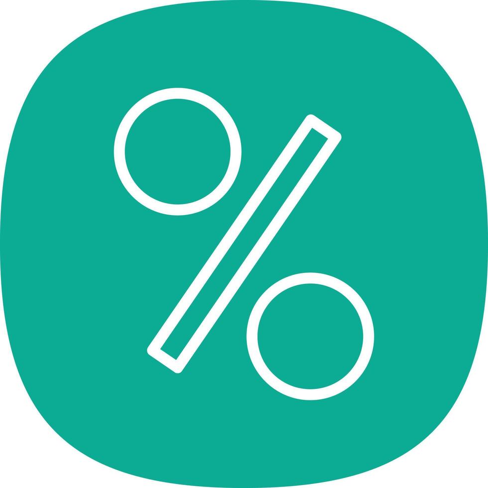 percentage vector icoon ontwerp