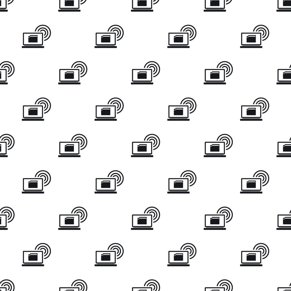 distributie van bestanden over- internet patroon vector