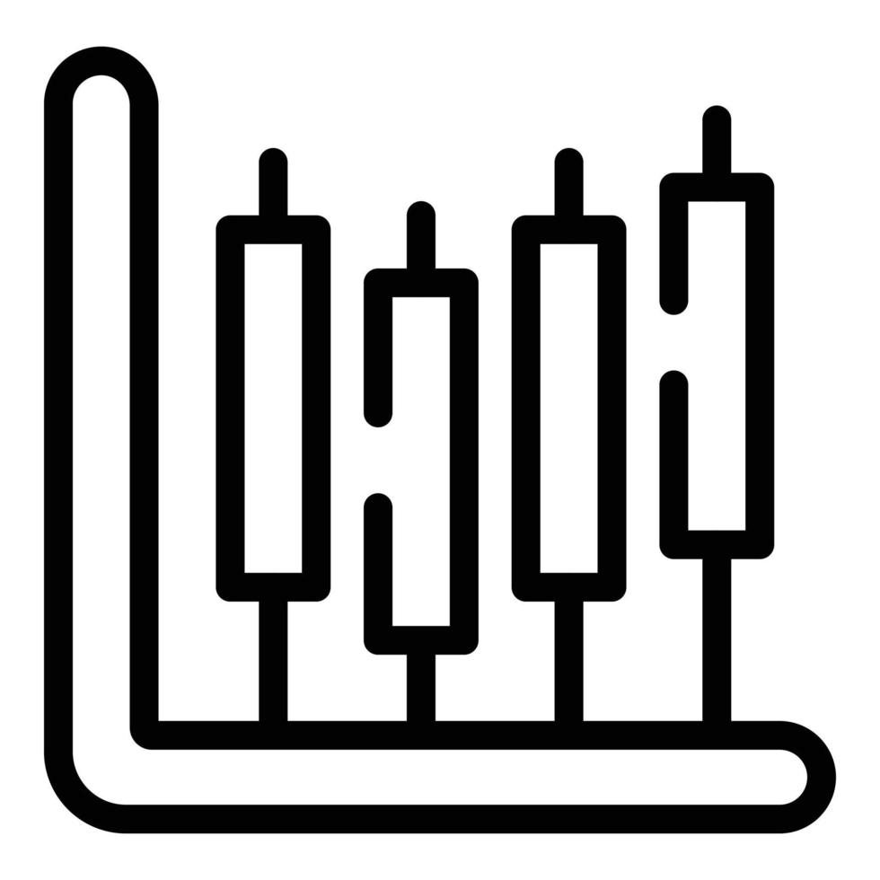 diagram lening icoon schets vector. credit bank vector