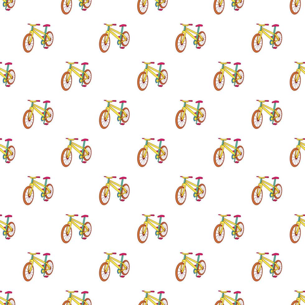 fiets patroon, tekenfilm stijl vector