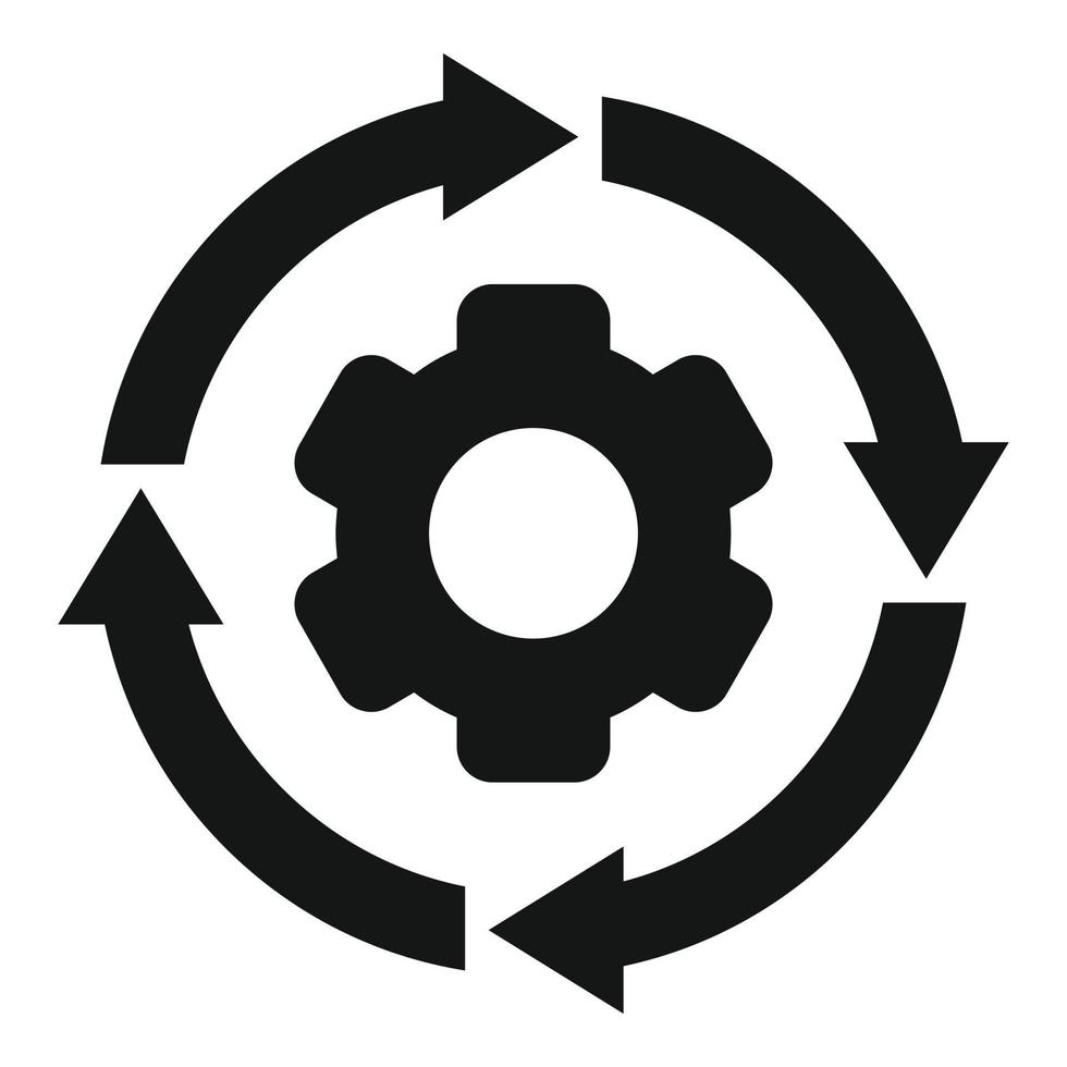 uitrusting wiel zich aanpassen icoon gemakkelijk vector. vaardigheid bedrijf vector