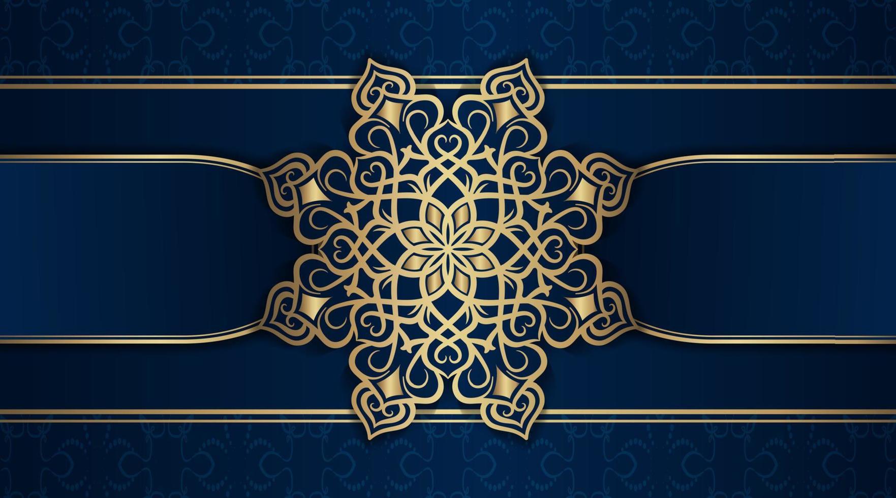 luxe achtergrond met mandala ornament vector