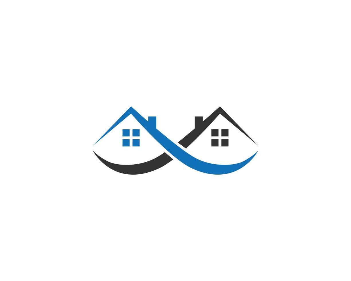 modern huis echt landgoed logo sjabloon illustratie ontwerp vector icoon.
