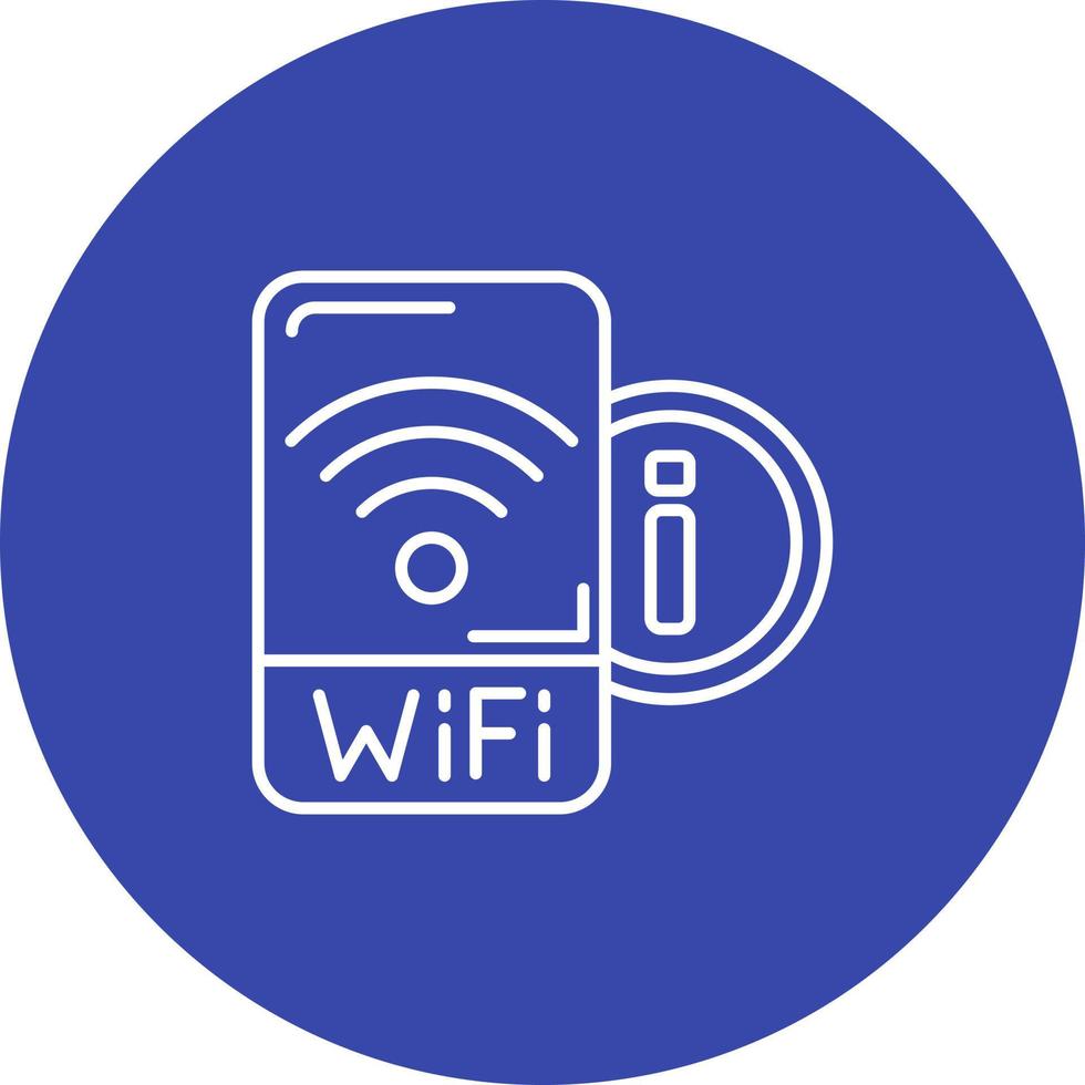 Wifi signaal vector icoon