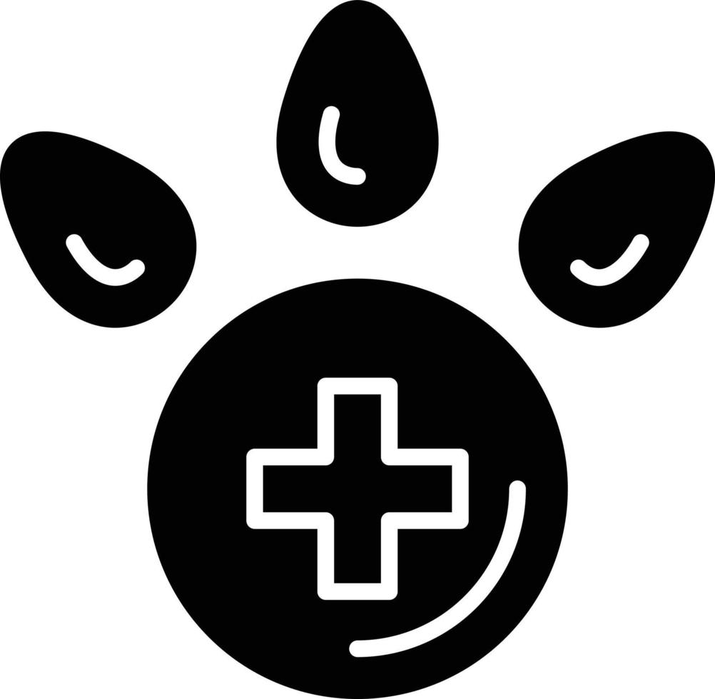 veterinair voet creatief icoon ontwerp vector