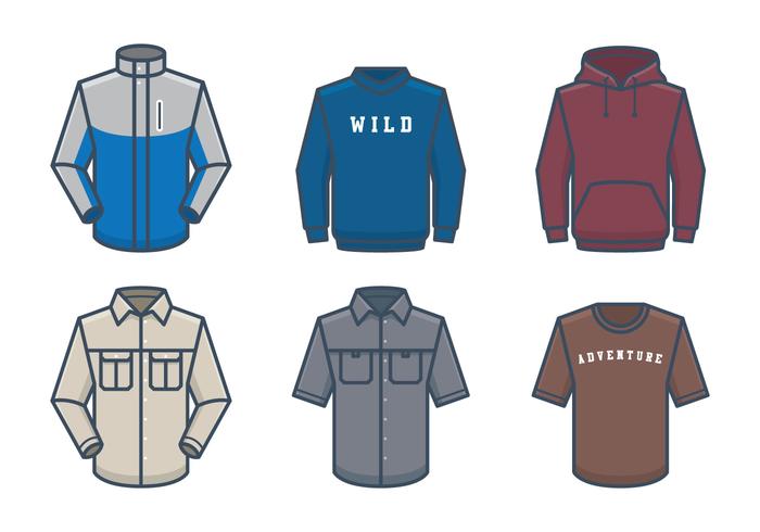 Outdoor wear vector