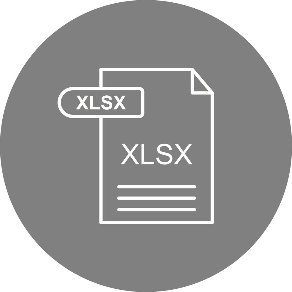 xlsx vector icoon