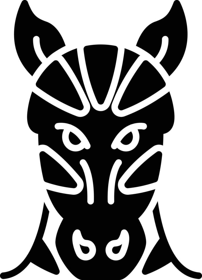 zebra creatief icoon ontwerp vector