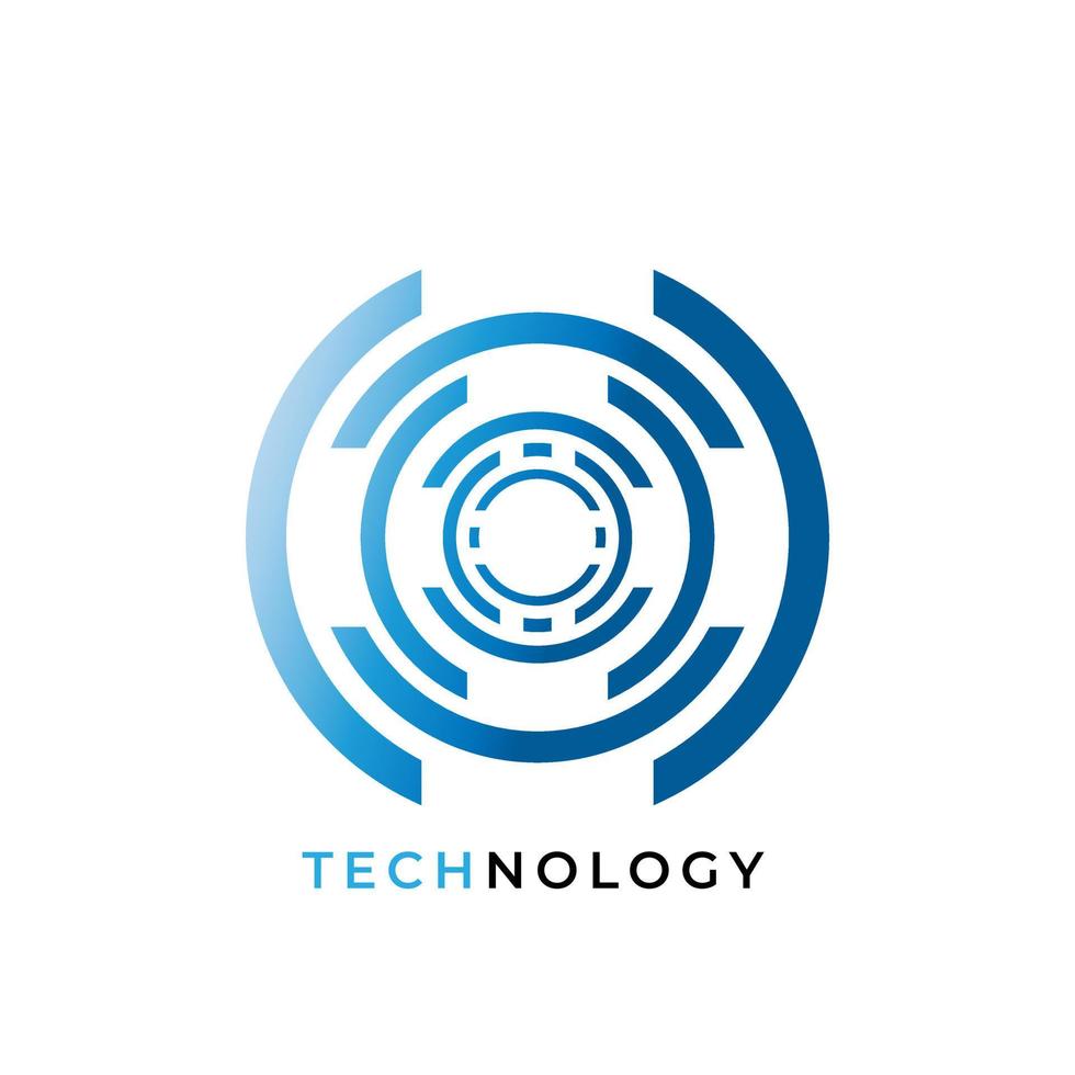 technologie symbool abstract logo illustrator vector