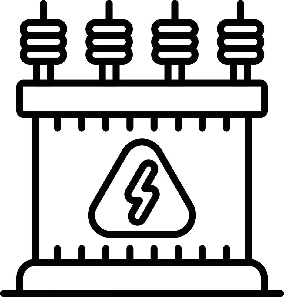 macht transformator creatief icoon ontwerp vector