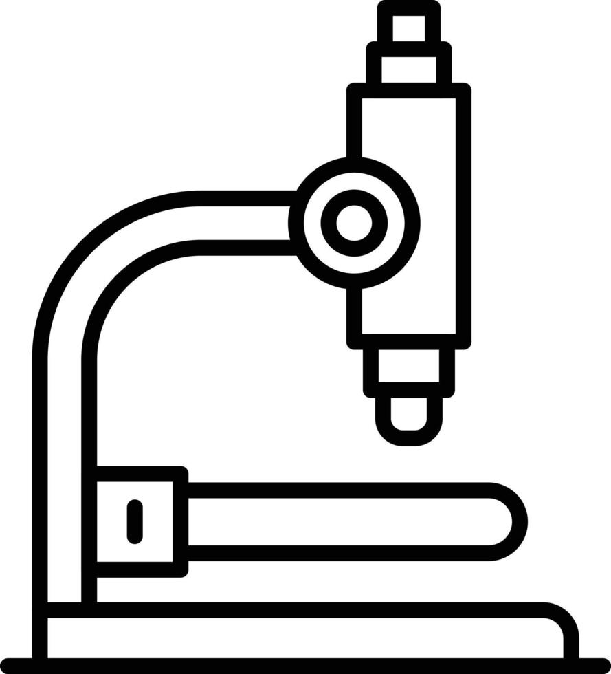 microscoop creatief icoon ontwerp vector
