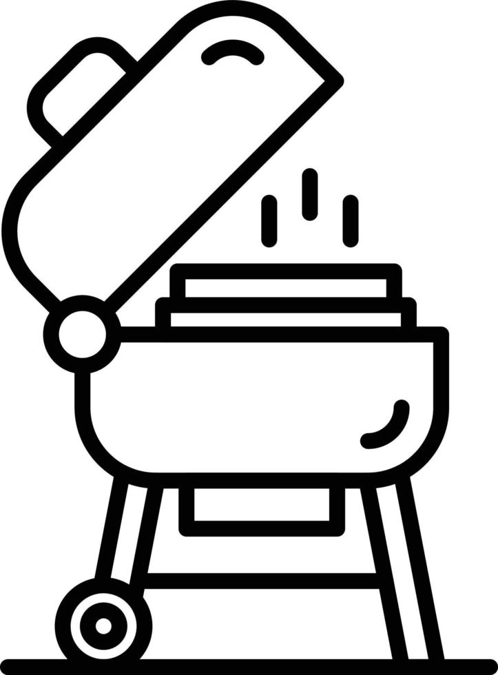 barbecue creatief icoon ontwerp vector