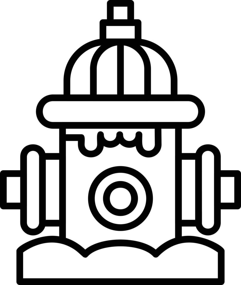 brand hydrant creatief icoon ontwerp vector