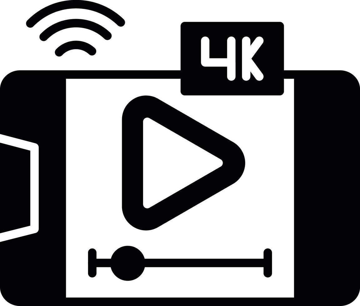 video streaming creatief icoon ontwerp vector