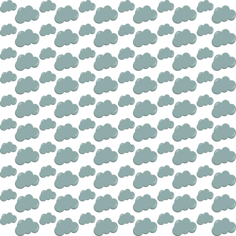wolk patroon ontwerp vector