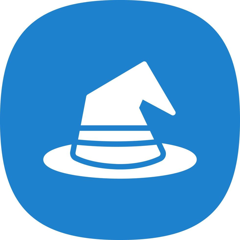 hoed tovenaar vector icoon ontwerp