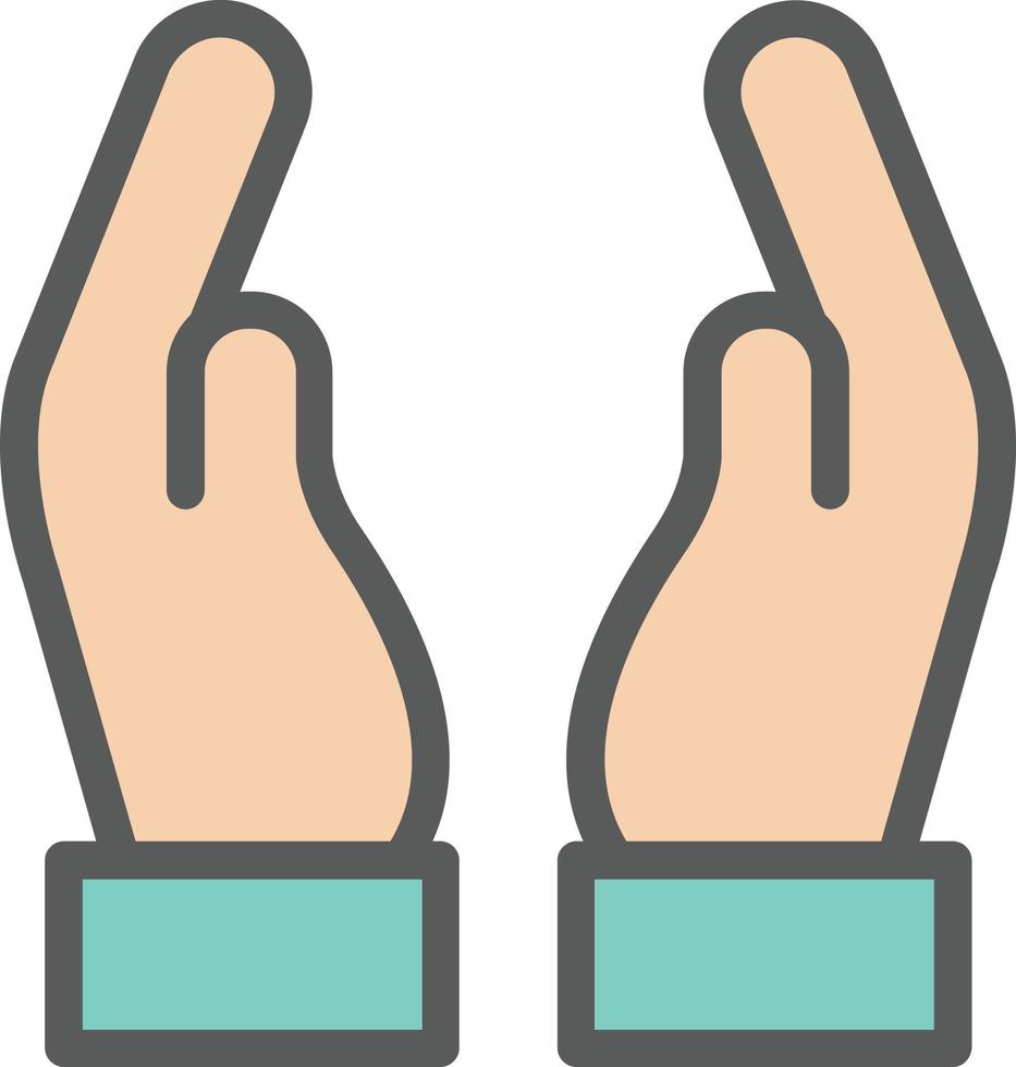 hand- Holding vector icoon ontwerp