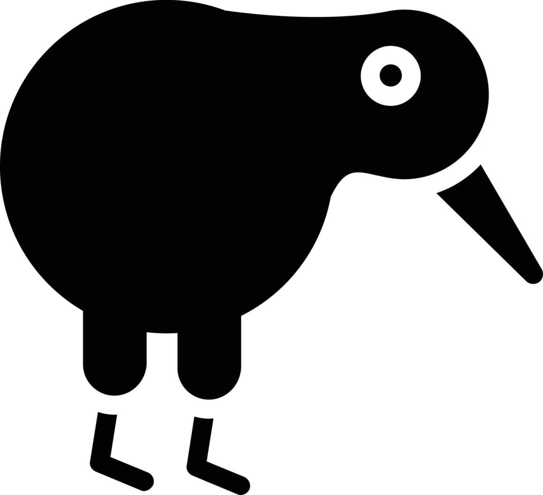 kiwi vogel vector icoon ontwerp