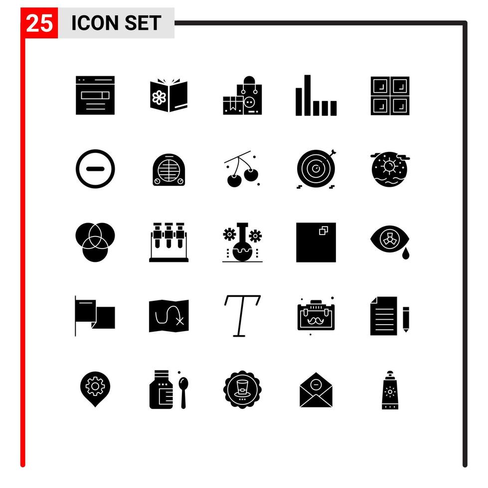 25 gebruiker koppel solide glyph pak van modern tekens en symbolen van signaal verbinding mengsel Valentijn Product bewerkbare vector ontwerp elementen