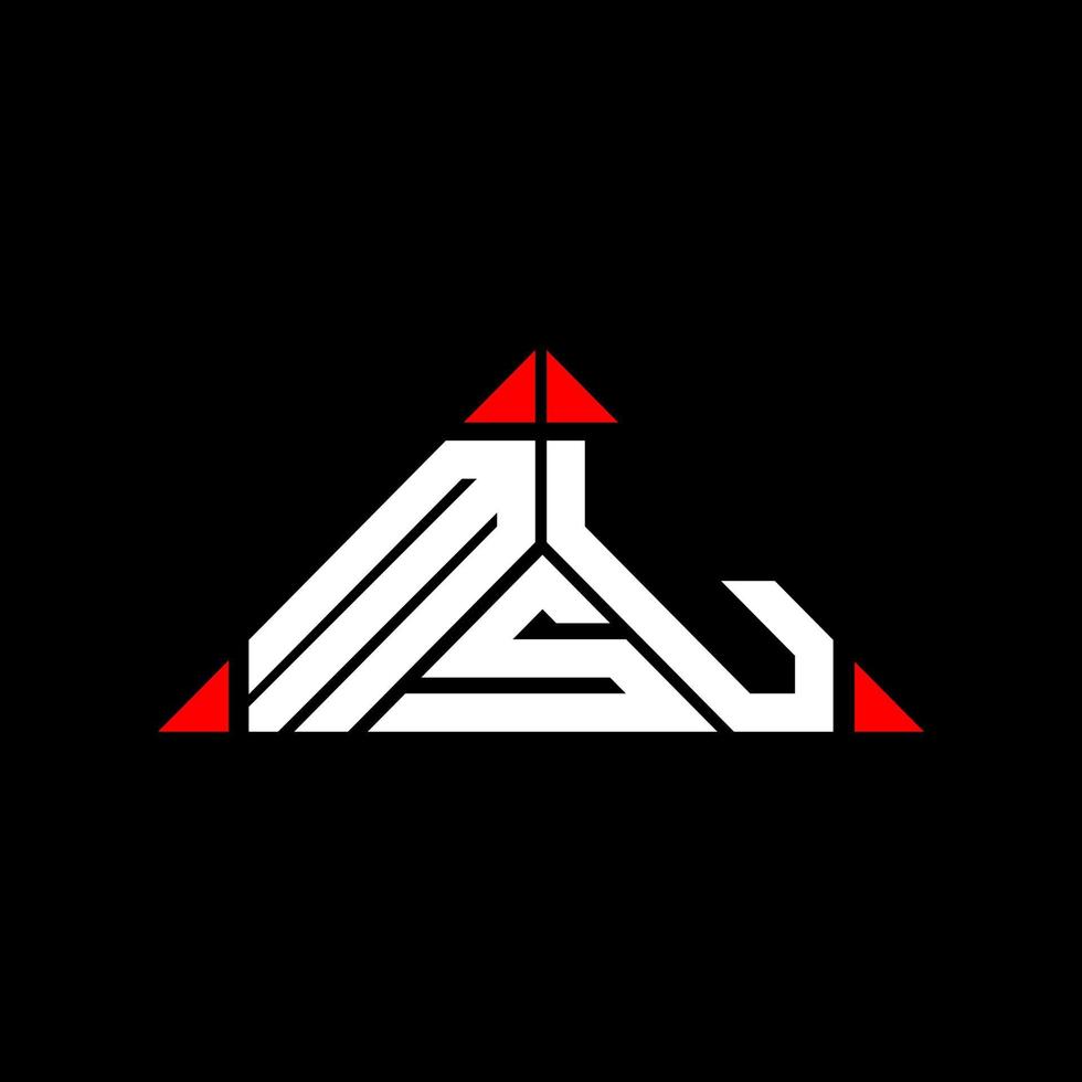 msl brief logo creatief ontwerp met vector grafisch, msl gemakkelijk en modern logo.