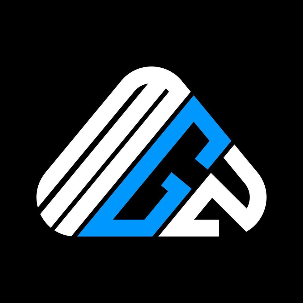 mgz brief logo creatief ontwerp met vector grafisch, mgz gemakkelijk en modern logo.