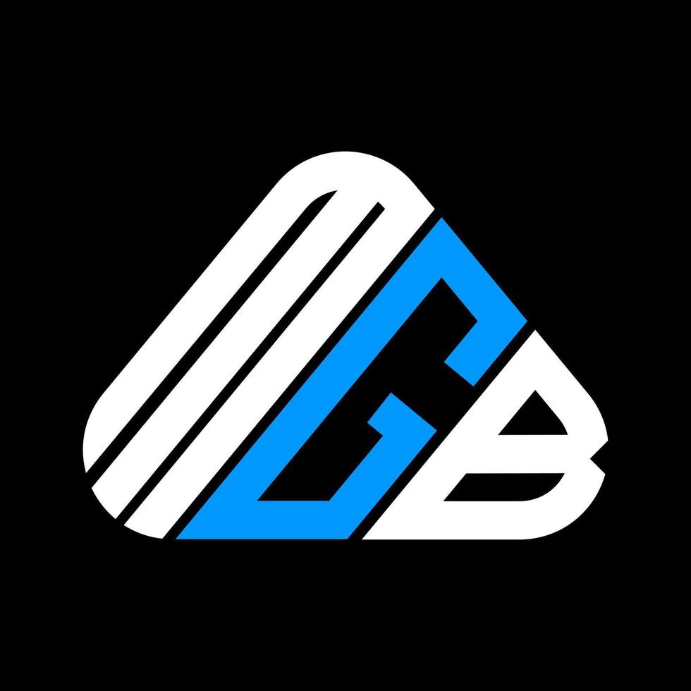 mgb brief logo creatief ontwerp met vector grafisch, mgb gemakkelijk en modern logo.