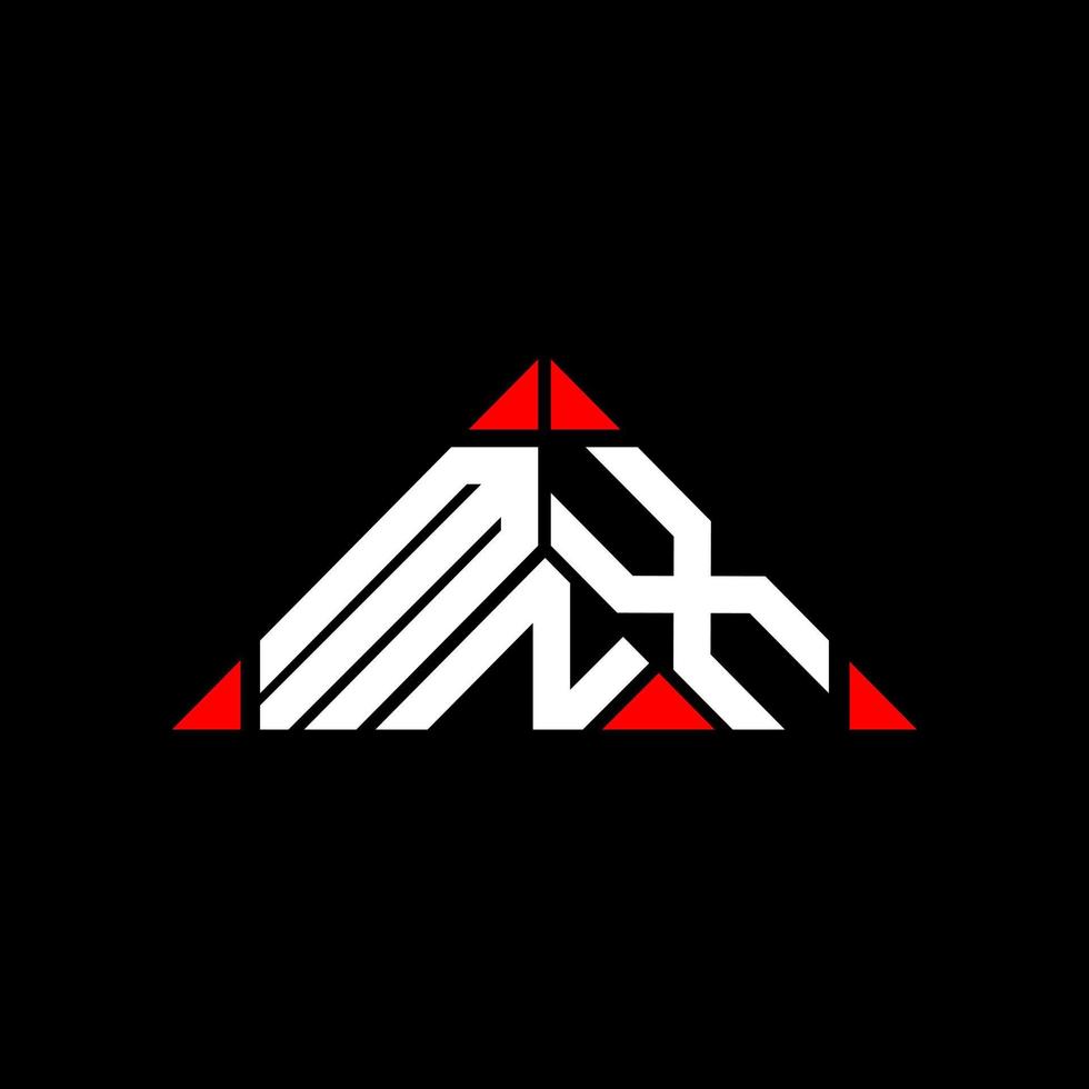 mnx brief logo creatief ontwerp met vector grafisch, mnx gemakkelijk en modern logo.