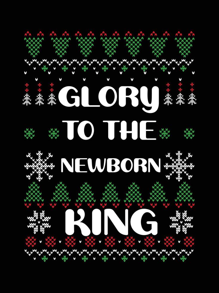 lelijk Kerstmis trui typografie kleding jaargangen Kerstmis t-shirt ontwerp Kerstmis handelswaar ontwerpen, hand getekend belettering voor kleding mode. christen religie citaten gezegde voor afdrukken vector