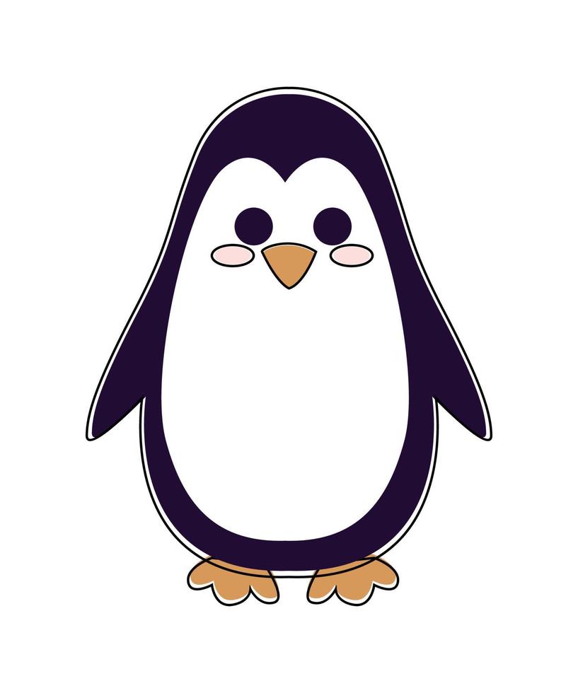 vector illustratie van pinguïn