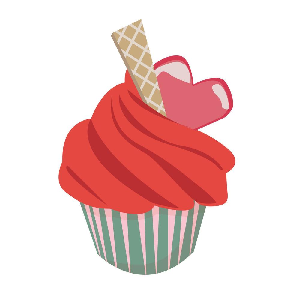 vector illustratie van muffin