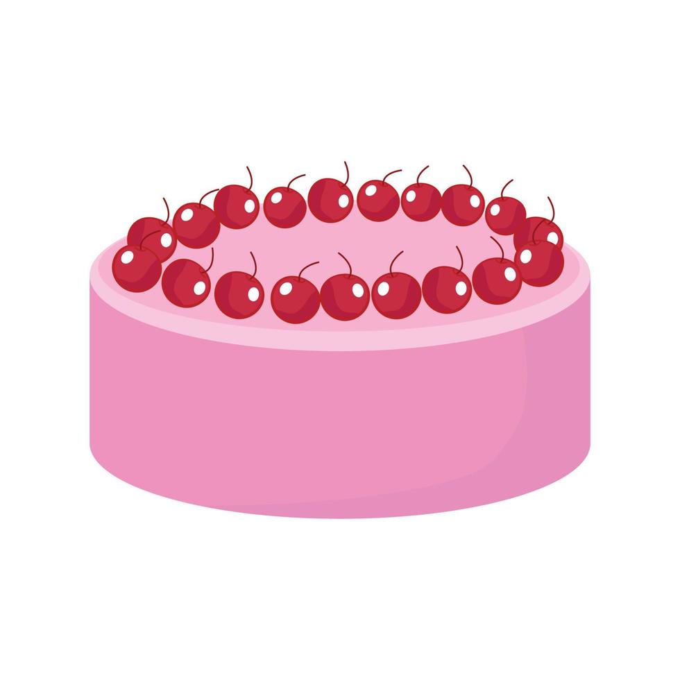 vector illustratie van taart