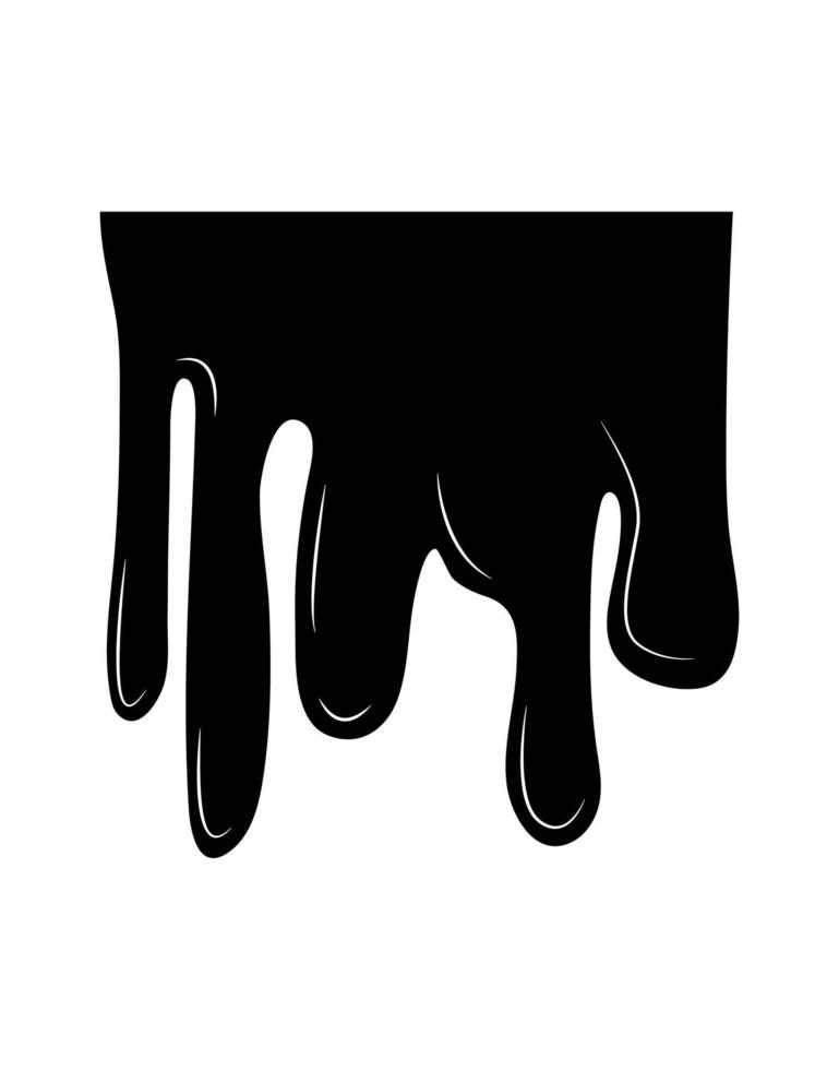 vector illustratie van zwart vlekken