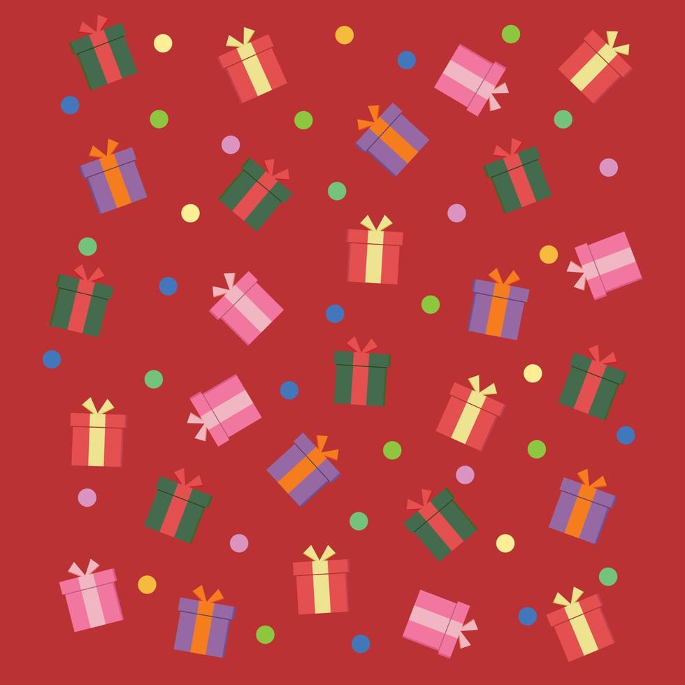 Kerstmis dag rood achtergrond vector blij lief groep van geschenk doos voor boodschappen doen online liefde banier decoratie voor Kerstmis dag online winkel ontwerp.illustratie van rood Kerstmis geschenk doos achtergrond.