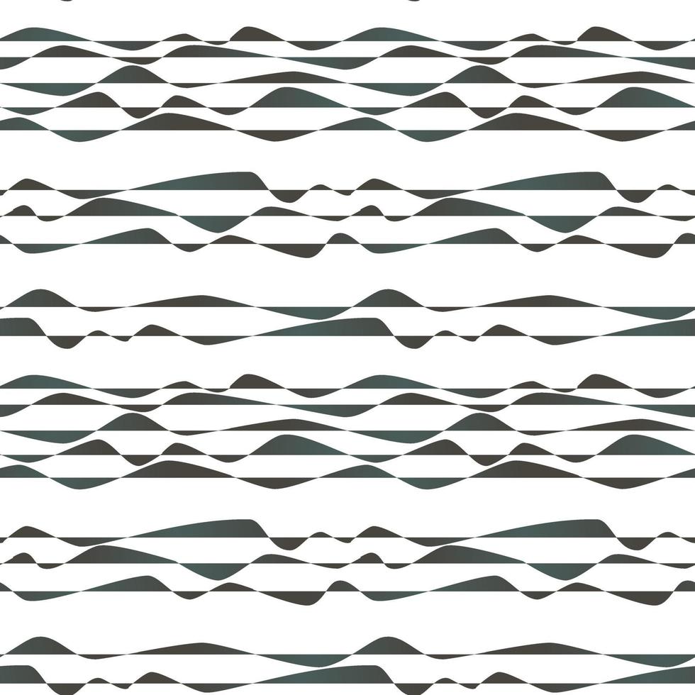 horizontaal lijnen zijn Leuk vinden zee golven met overloopt. verloop, herhalen golven. vector illustratie. lijnen zijn Leuk vinden zee golven. het drukken Aan textiel en papier. verpakking