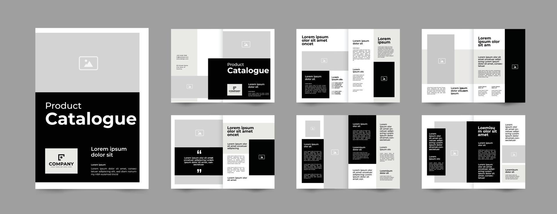 bedrijf Product catalogus Promotie ontwerp sjabloon vector