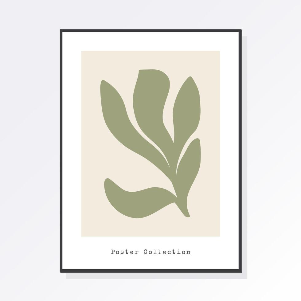 modieus matisse botanisch muur kunst met bloemen patronen in pastel kleuren, boho decor, minimalistische kunst, illustratie, poster, ansichtkaart. verzameling voor decoratie. reeks van abstract mode creativiteit. vector