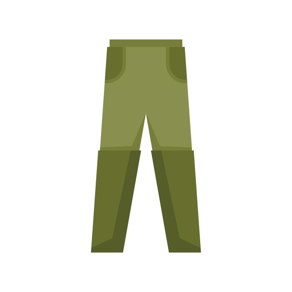 visser nieuw broek icoon vlak geïsoleerd vector