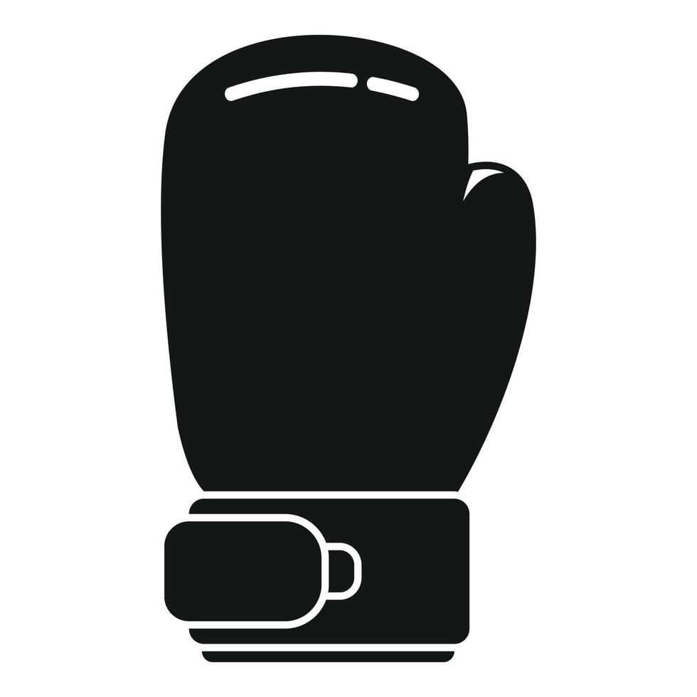 boksen handschoen icoon gemakkelijk vector. stempel strijd vector