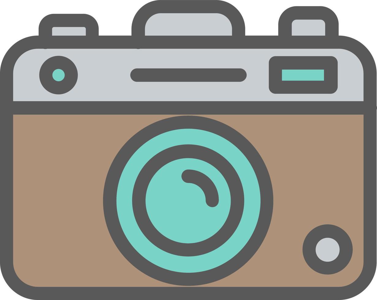 camera retro vector icoon ontwerp